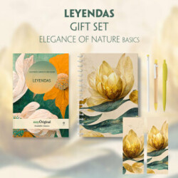 Leyendas (with audio-online) Readable Classics Geschenkset + Eleganz der Natur Schreibset Basics, m. 1 Beilage, m. 1 Buch