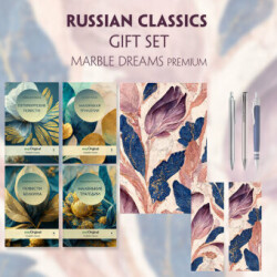 EasyOriginal Readable Classics / Russian Classics - 4 books (with audio-online) Readable Classics Geschenkset + Marmorträume Schreibset Premium, m. 4 Beilage, m. 4 Buch