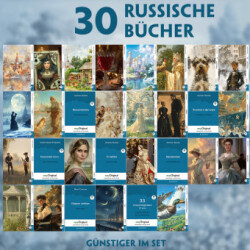 30 russische Bücher (30 Bücher + Audio-Online) - Frank-Lesemethode - Kommentierte zweisprachige Ausgabe Russisch-Deutsch, m. 30 Audio, m. 30 Audio, 30 Teile