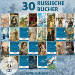 30 russische Bücher (30 Bücher + Audio-CDs) - Frank-Lesemethode - Kommentierte zweisprachige Ausgabe Russisch-Deutsch, m. 30 Audio-CD, m. 30 Audio, m. 30 Audio, 30 Teile