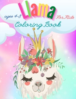 Llama Coloring Book For Kids