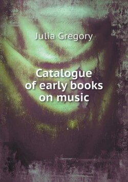 Catalogue of early books on music