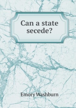 Can a state secede?