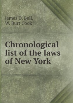 Chronological list of the laws of New York