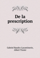 De la prescription