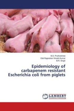 Epidemiology of carbapenem resistant Escherichia coli from piglets