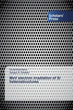 MeV electron irradiation of Si heterostructures
