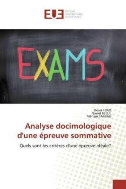 Analyse docimologique d'une épreuve sommative