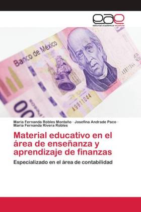 Material educativo en el área de enseñanza y aprendizaje de finanzas