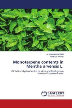 Monoterpene contents in Mentha arvensis L.