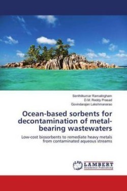 Ocean-based sorbents for decontamination of metal-bearing wastewaters