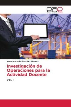 Investigación de Operaciones para la Actividad Docente