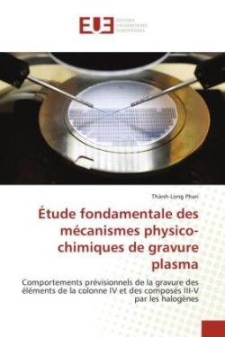 Étude fondamentale des mécanismes physico-chimiques de gravure plasma