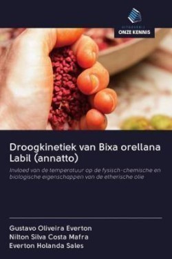 Droogkinetiek van Bixa orellana Labil (annatto)