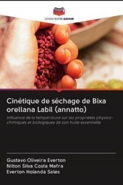 Cinétique de séchage de Bixa orellana Labil (annatto)