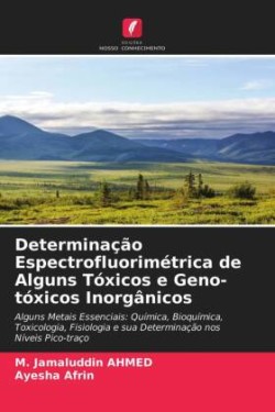 Determinação Espectrofluorimétrica de Alguns Tóxicos e Geno-tóxicos Inorgânicos