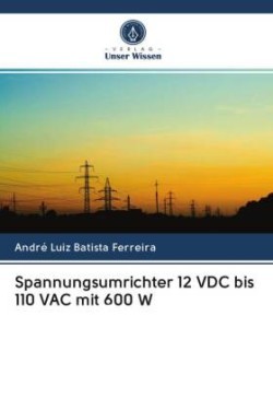 Spannungsumrichter 12 VDC bis 110 VAC mit 600 W