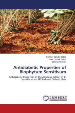 Antidiabetic Properties of Biophytum Sensitivum