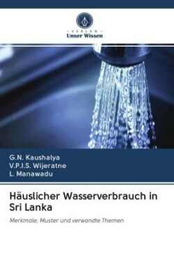 Häuslicher Wasserverbrauch in Sri Lanka