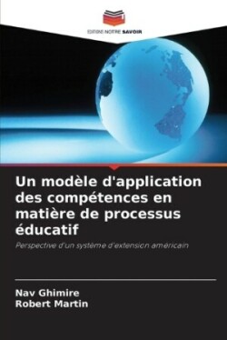 modèle d'application des compétences en matière de processus éducatif