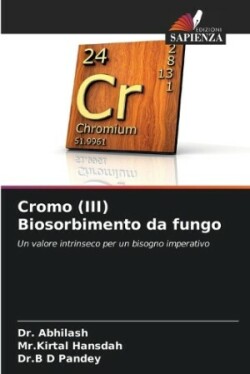 Cromo (III) Biosorbimento da fungo