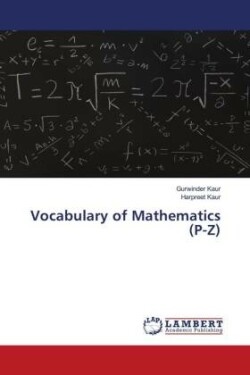 Vocabulary of Mathematics (P-Z)