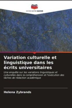 Variation culturelle et linguistique dans les écrits universitaires
