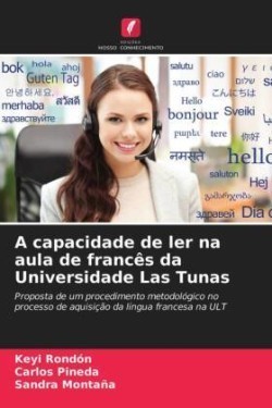 capacidade de ler na aula de francês da Universidade Las Tunas