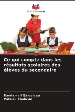 Ce qui compte dans les résultats scolaires des élèves du secondaire