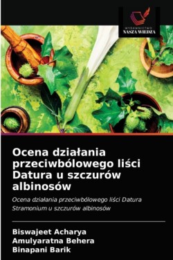 Ocena dzialania przeciwbólowego liści Datura u szczurów albinosów