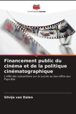 Financement public du cinéma et de la politique cinématographique