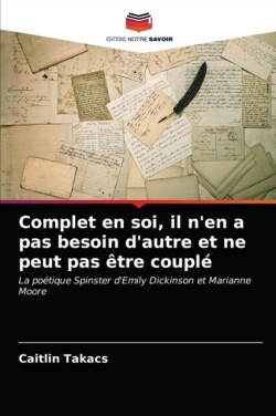 Complet en soi, il n'en a pas besoin d'autre et ne peut pas être couplé