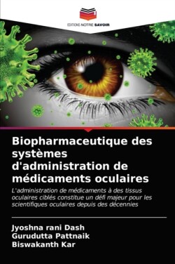 Biopharmaceutique des systèmes d'administration de médicaments oculaires