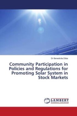 Community Participation in Policies and Regulations for Promoting Solar System in Stock Markets