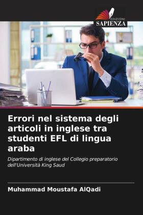 Errori nel sistema degli articoli in inglese tra studenti EFL di lingua araba