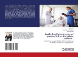 Ankle dorsiflexion range of passive SLR on the sciatic patients "