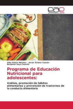 Programa de Educación Nutricional para adolescentes