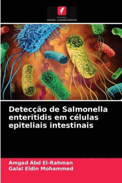 Detecção de Salmonella enteritidis em células epiteliais intestinais