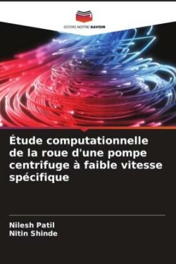 Étude computationnelle de la roue d'une pompe centrifuge à faible vitesse spécifique