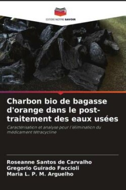 Charbon bio de bagasse d'orange dans le post-traitement des eaux usées