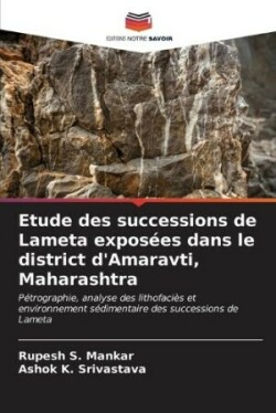 Etude des successions de Lameta exposées dans le district d'Amaravti, Maharashtra