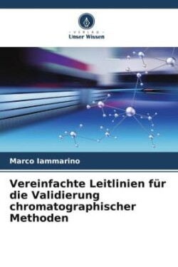 Vereinfachte Leitlinien für die Validierung chromatographischer Methoden