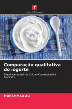 Comparação qualitativa do iogurte