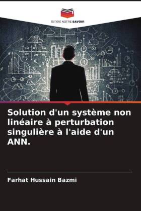 Solution d'un système non linéaire à perturbation singulière à l'aide d'un ANN.