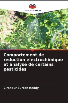 Comportement de réduction électrochimique et analyse de certains pesticides