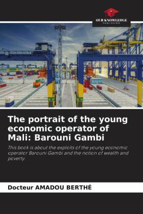 portrait of the young economic operator of Mali