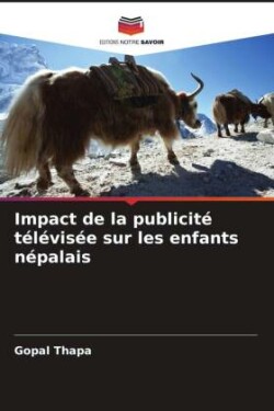 Impact de la publicité télévisée sur les enfants népalais