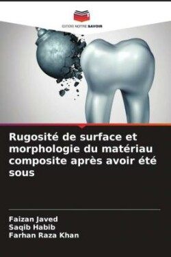 Rugosité de surface et morphologie du matériau composite après avoir été sous