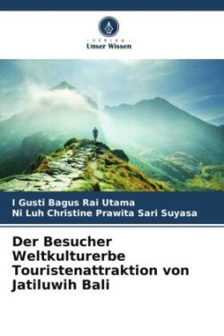 Der Besucher Weltkulturerbe Touristenattraktion von Jatiluwih Bali