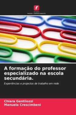 formação do professor especializado na escola secundária.